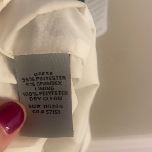 NWT Eliza J V Neck Geometric Shift Dress 6P - Picture 4 of 4